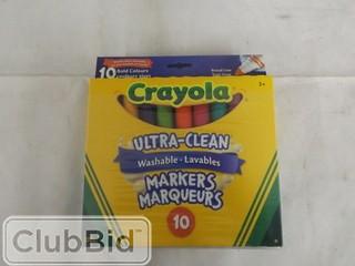 Qty of (12) Packs of Crayols Ultra Clean Washable Markers 
