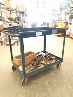 2-Tier Portable Shop Cart