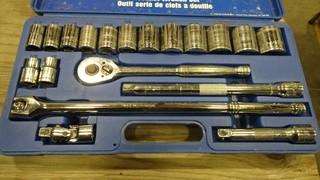 Westward 1/2" Drive Deep Impact Socket Set #PSK1217 (Located on E5)