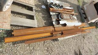 2 Set Saw Horses And Assorted Steels 