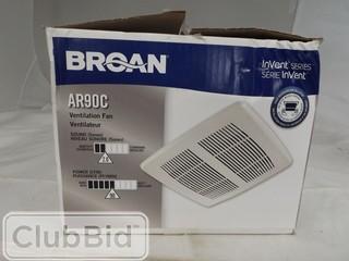 Broan AR90C Ventilation Fan Invent Series 
