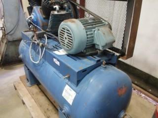 Brunner Air Compressor 3PH, 120 Gal, Optim Plus Motor 10/7.5 HP At 230/460 VAc