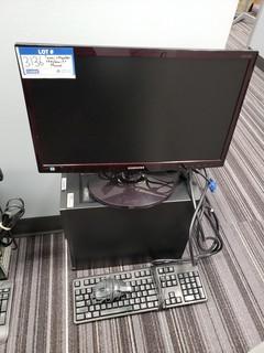 Dell Desktop Computer C/w Samsung Monitor, Keyboard And Mouse