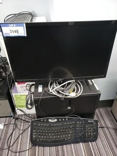 Dell Desktop Computer C/w Acer Monitor And Keyboard