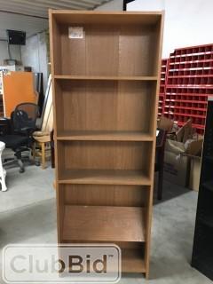 4 Shelf Wooden Cabinet 66" x 24" 
