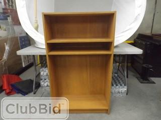 2 Shelf Wooden Cabinet 4' x 28" 
