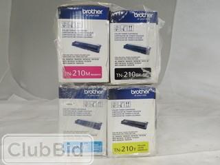 Lot of Assorted Colour Toner Crtridges for Brother Printer 
