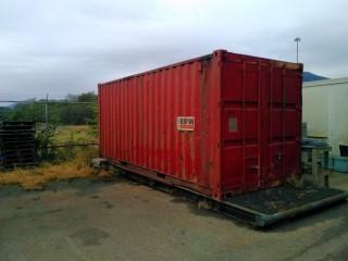 20FT Skid Mounted Storage Container c/w Contents *LOCATED AT 1300 RIDLEY ISLAND ROAD, PRINCE RUPERT BC, V8J 3Y1 BUYER RESPONSIBLE FOR LOAD OUT*