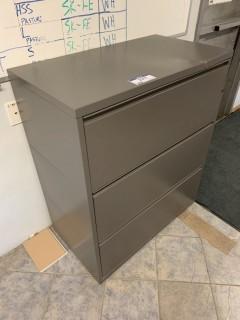 3-Drawer Metal Cabinet