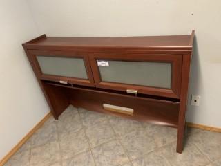 Wood Desk Hutch