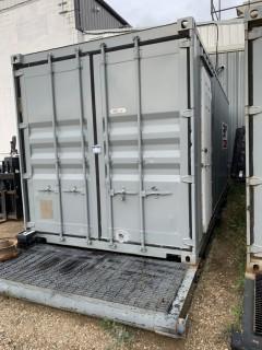 Skid Mounted 20ft Storage Container *Note: Buyer Responsible For Load Out Item Cannot Be Removed Until October 2nd*