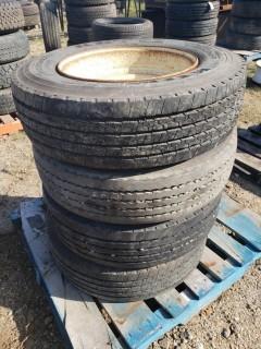 Qty Of (4) 215/75R17.5 Tires
