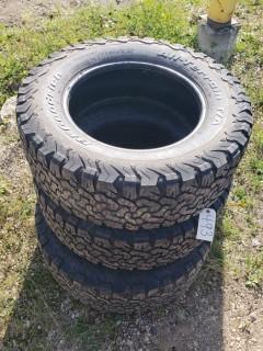Qty Of (3) BFGoodrich LT275/65R18 Tires
