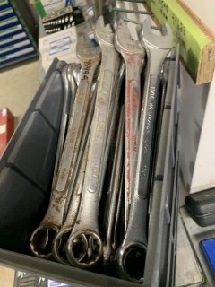 Qty Of (4) Bins Of Wrenches