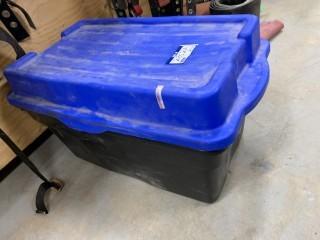 Storage Bin C/w Qty Of Harnesses And Lanyards