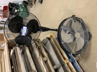 (2) 120V Fans