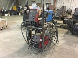 Lincoln Invertec V350 Pro Welder w/Lincoln DH10 Feeder and Cart.