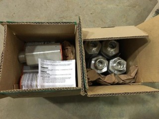 Quantity of 1 1/2" Stainless Relief Valves 250 psi.