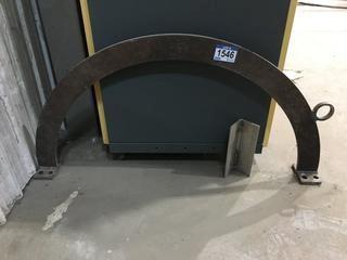 Steel Arch 1/2" Thick 28" x 57" .