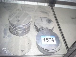 Quantity of 6" Round Steel Pads.