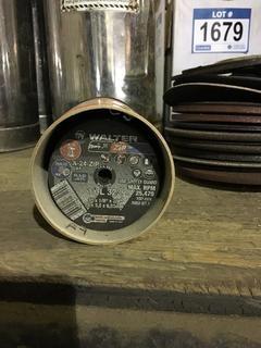 Quantity of 3" Walter Grinding Wheels.
