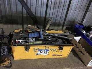 Tool Box w/Assorted Hand Tools.