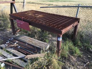 Welding Table 39"x 7'4"x 28".