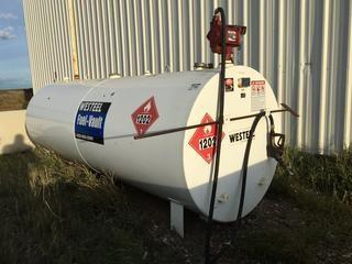 Westeel Fuel Vault Horizontal 1000 Gal Dual Containment Tank.