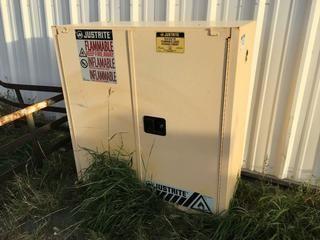 Just Rite Sure Crisp Flammable Liquid Storage Cabinet.