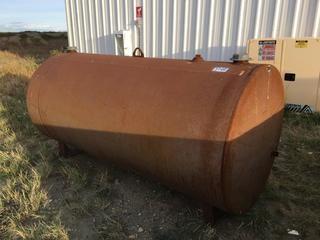 Westeel Single Wall 500 Gal Fuel Tank s/n 670511185 (Contained Diesel).