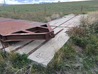 Single/Triple Rail Cement Pump Jack Pad 8'x32' *NOTE: CRANE LOAD OUT AT BUYERS EXPENSE*.
