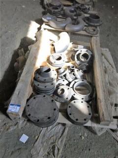 Quantity of Blind Flanges, Flanges & 90-Degree Radius Elbows.