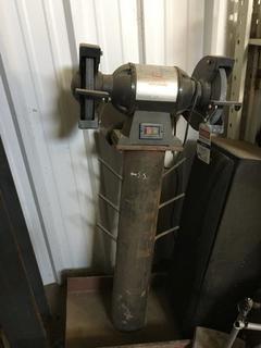 Westward Model GG 10D 10" Bench Grinder on Stand.