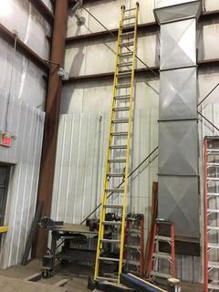 Bauer 40ft Extension Ladder 300lb Rating. 