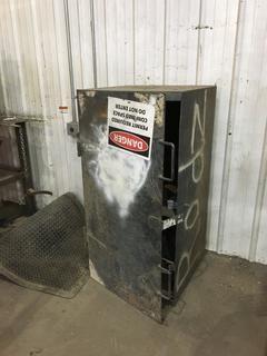 24" X 24" X 48" High Welding Rod Storage Cabinet. 