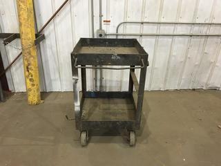 24" X 24" X 40" Welding Metal Table. 