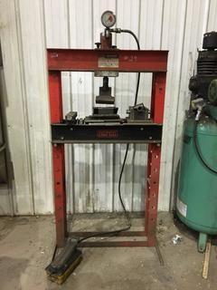 Norco 25 Ton Hydraulic Press W/Foot Pedal. 