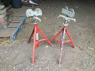 Quantity of (2) Ridgid Pipe Stands