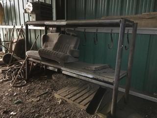 24" X 102" X 66" Heavy Steel Rack. 