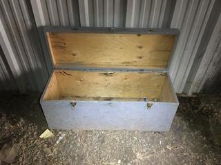 13 1/2" X 36 " X 12" Deep Wooden Box. 