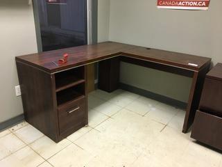 Desk, Shelf, Credenza @ Overhead & Contents, Office Supplies. 