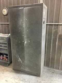 18" X 36" X72" Cabinet W/Assorted Paint. 