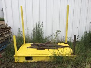 42" X 74" Fork Lift Skid. 