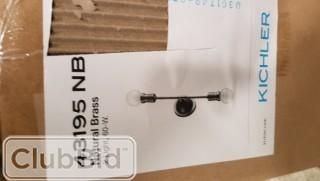 Kichler Natural Brass Wall Sconce