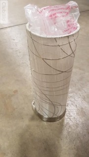 Small fabric table lamp