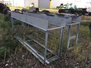 (23) 23" X 10 1 1/2" Metal Racks. 