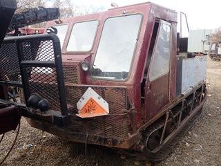 Unit 416: 1984 Bombardier Model MCD Tracked Carrier w/ Water Tank SN 321840476 *Note: REQUIRES DRIVE SHAFT Repair No Hour Meter*  **LOCATED IN CARBON**