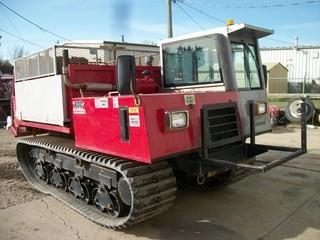 Unit 816: 1990 Morooka Model MST 800E Dumper Track carrier, 4-roll w/ 24-in rubber Tracks. Showing 4263Hrs. **LOCATED IN CARBON**