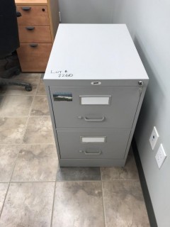 2 Drawer File Metal Cabinet.