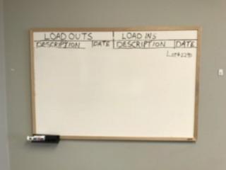 Quantity of Cork Boards and Whiteboard. 